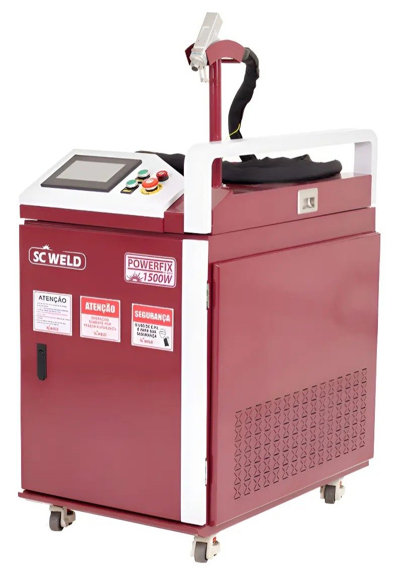 Maquina De Solda Laser Powerfix 1500w 4 Em 1 222